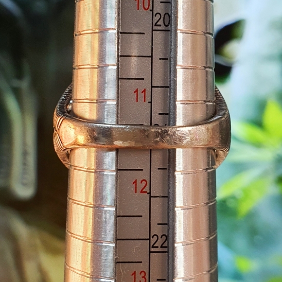 Sterling Silver Plated Fashion Ring Size 11.5 - Picture 7 of 10